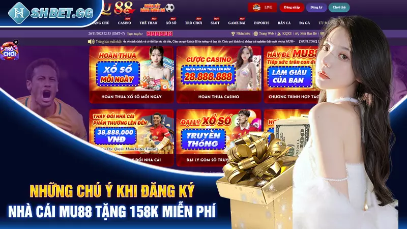 Những chú ý khi đăng ký nhà cái MU88 tặng 158k miễn phí