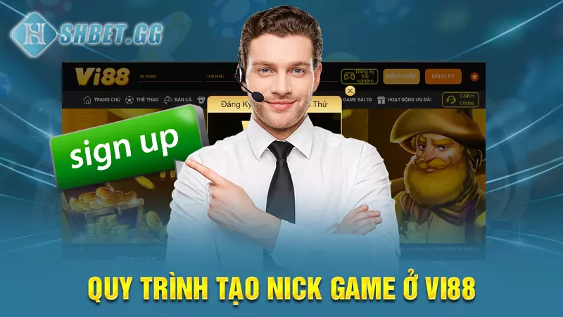 Quy trình tạo nick game ở Vi88